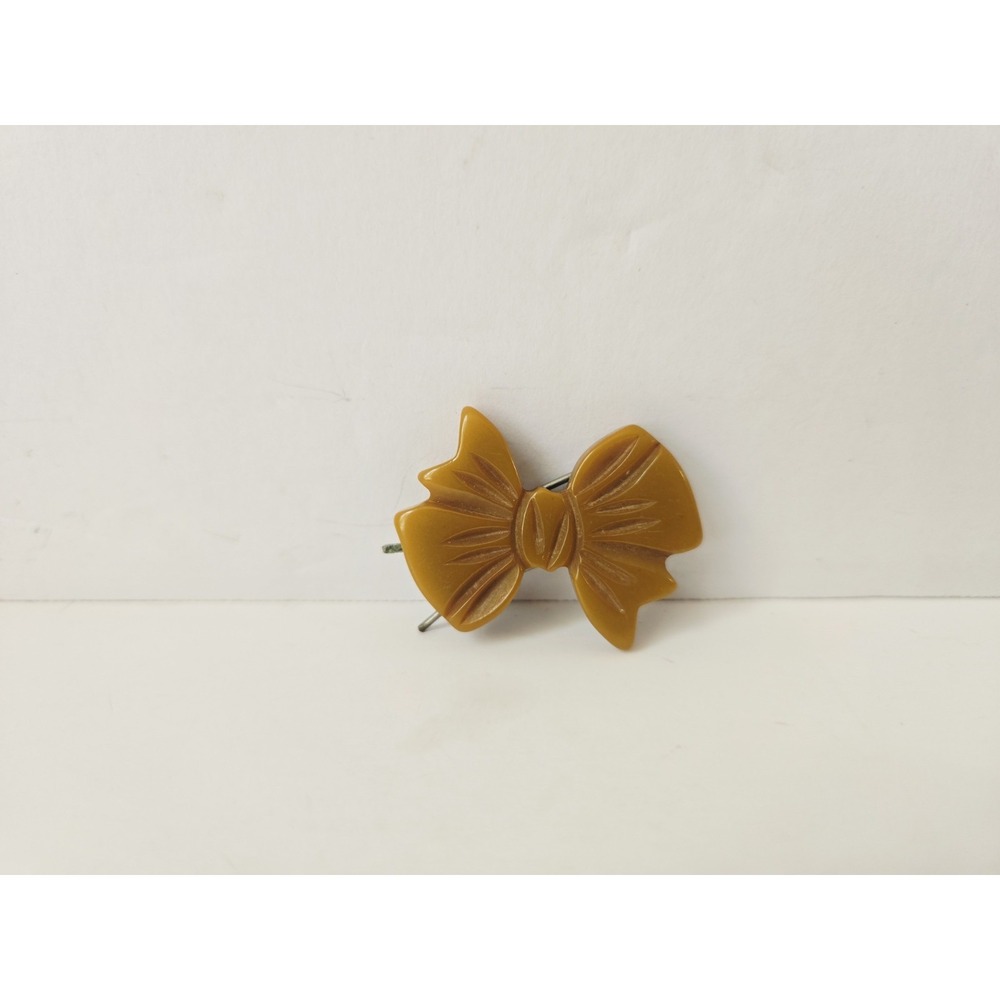 Vintage Bakelite barrette clip pin